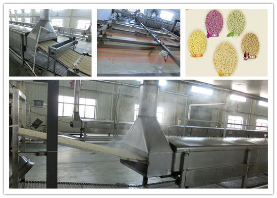 Chine Nouille automatique de rendement élevé faisant la machine pour produire la nouille instantanée frite fournisseur