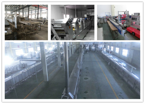 Chine Moins de nouille instantanée de lieux faisant la machine, faisant frire la machine automatique de nouille fournisseur