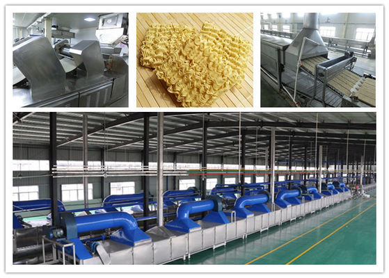 Chine Chowmein automatique faisant la machine faisant frire non la production aucune ligne frite de nouille instantanée fournisseur