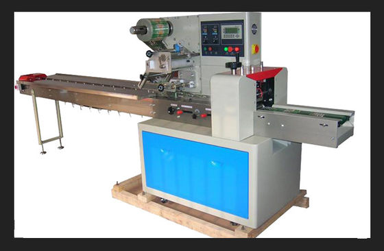Machine d'emballage de paquet d'écoulement de nouille, type machine à emballer d'oreiller de contrôle de fréquence fournisseur